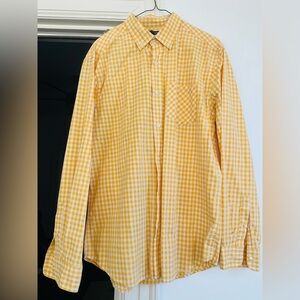 Button down casual checkered shirt cotton